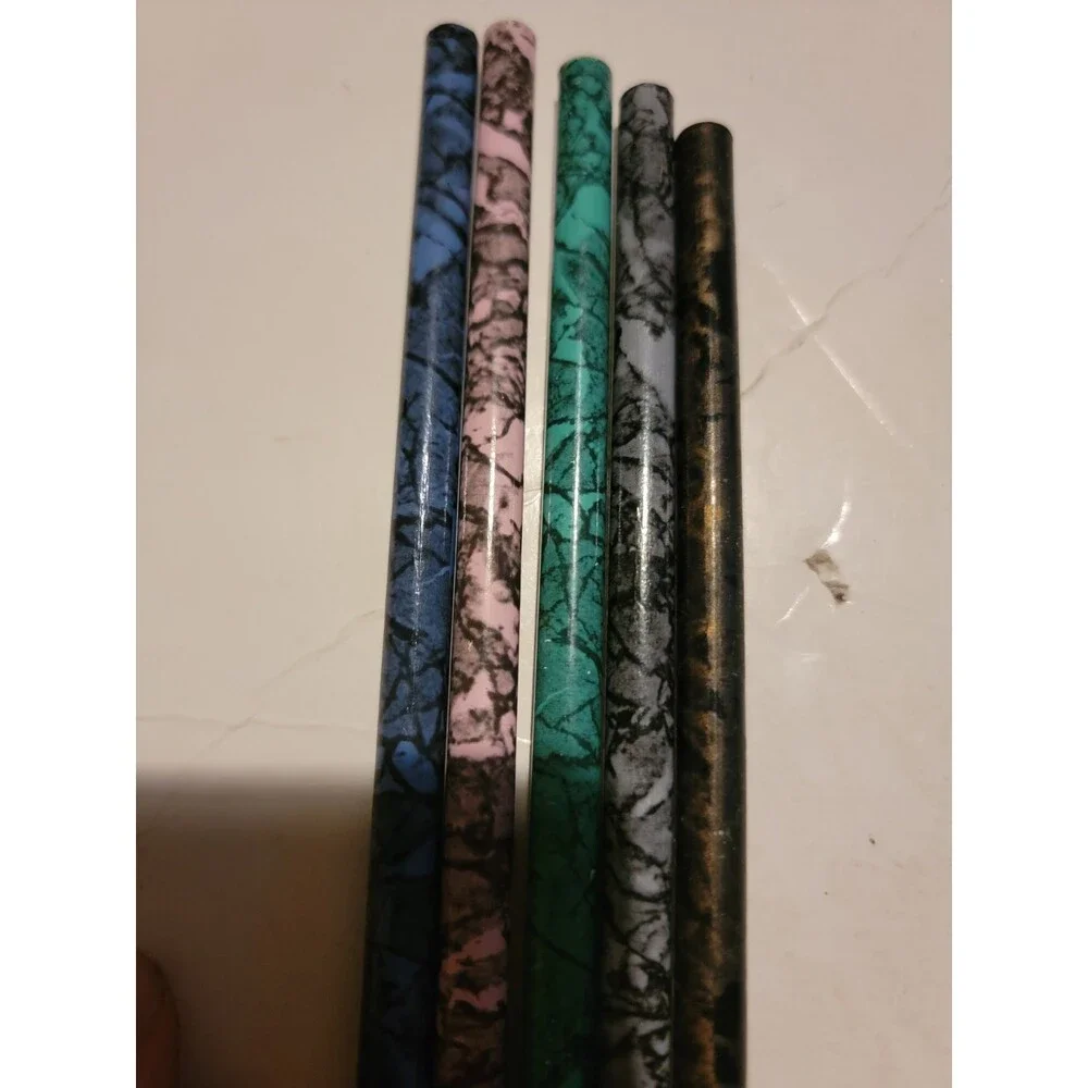 5 Pencils Pentech MARBLEZ No. 2 Pencil 1997 Vintage RARE #2 School Unsharpened